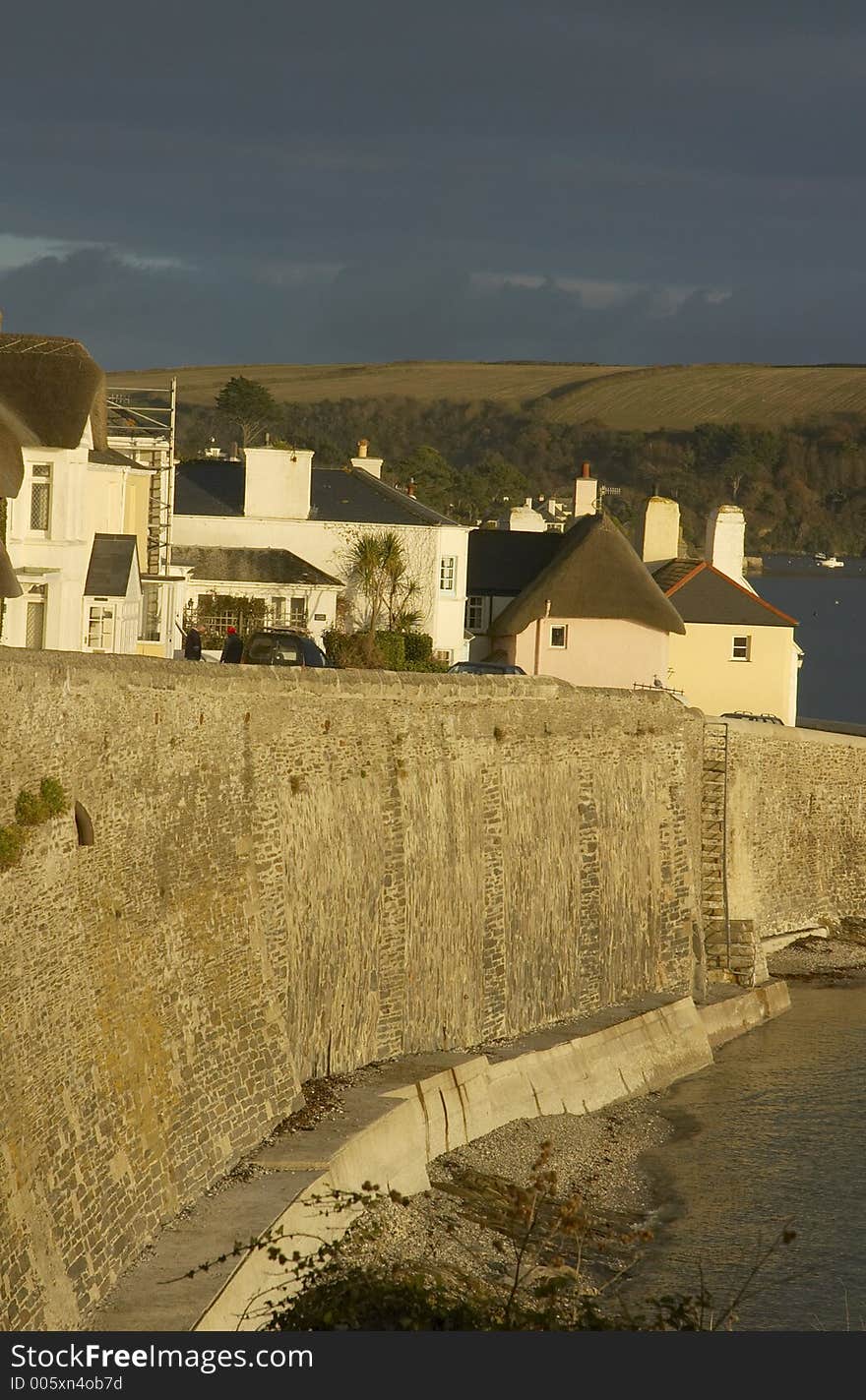 St Mawes at sunset, Cornwall, United kingdom. St Mawes at sunset, Cornwall, United kingdom