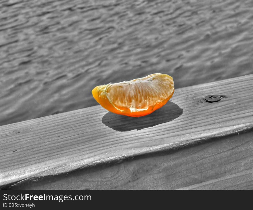 Orange with HDR effect