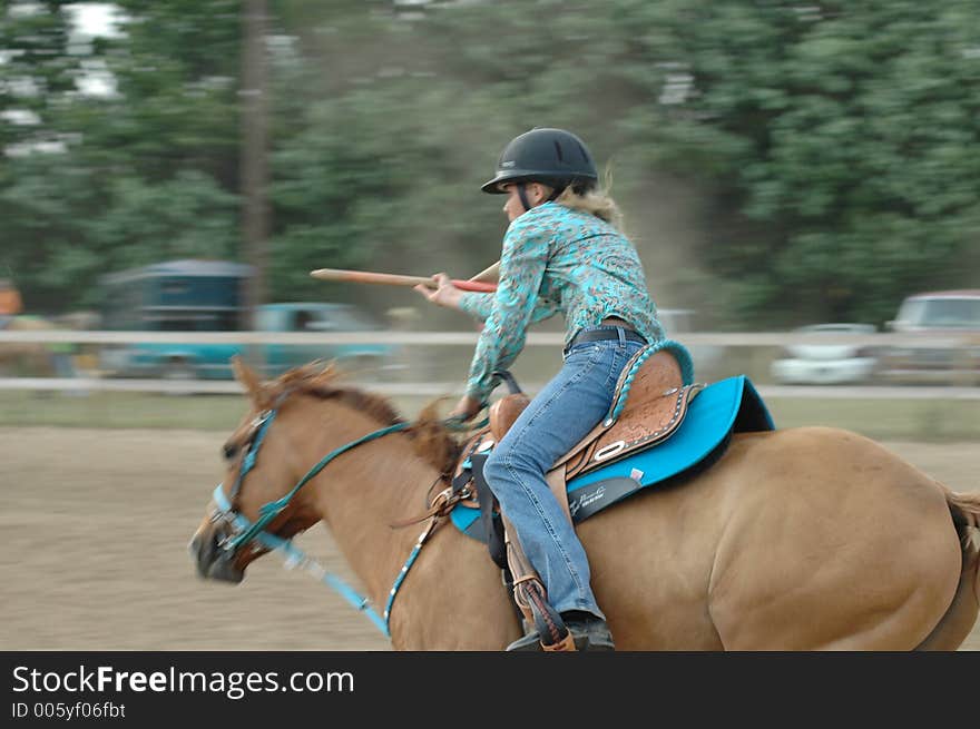 Flags At A Horse Show (Motion Blur)