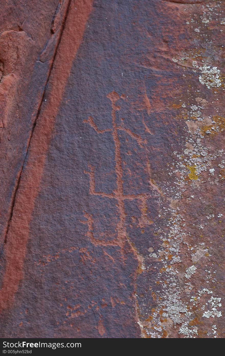 Petroglyph of the Coconino National Forest. Petroglyph of the Coconino National Forest