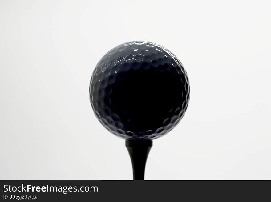 Golfball On Tee