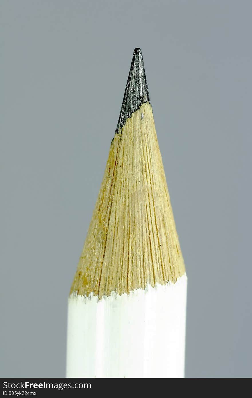 Close-up of a white pencil