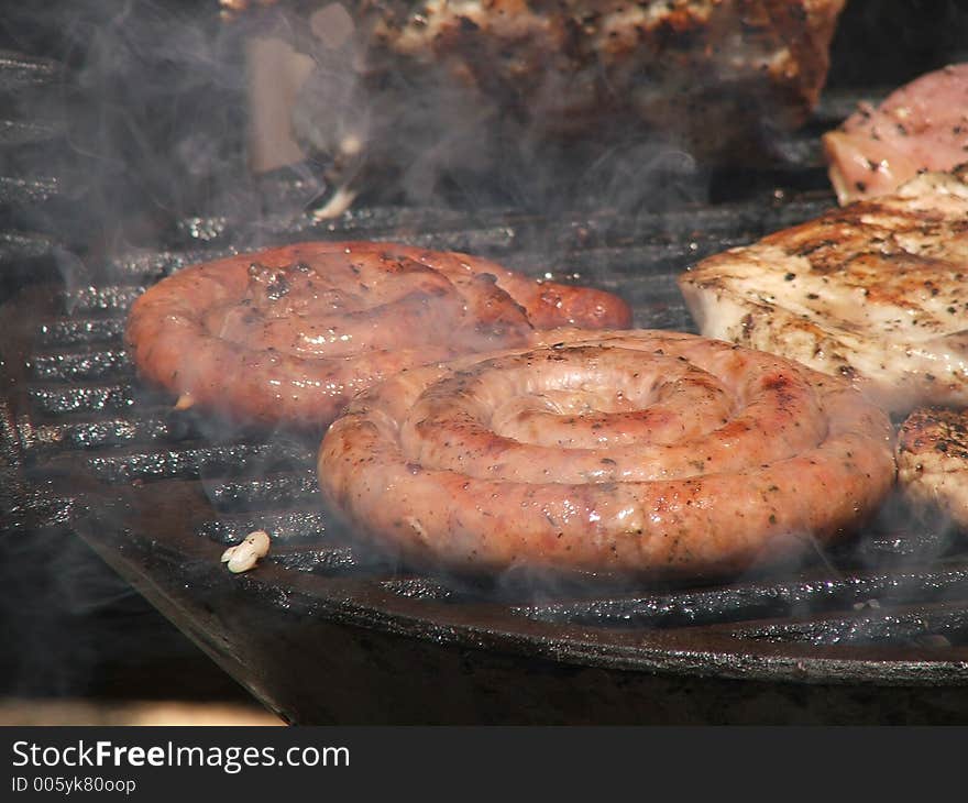 Pork meat on the grill is so delicious. Pork meat on the grill is so delicious