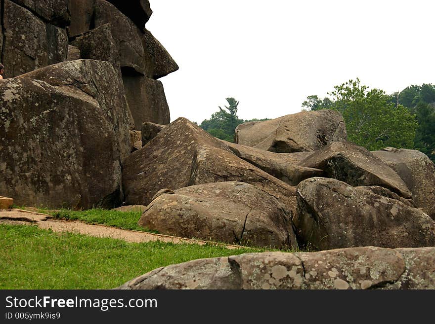 Where battle of Devil's Den happened