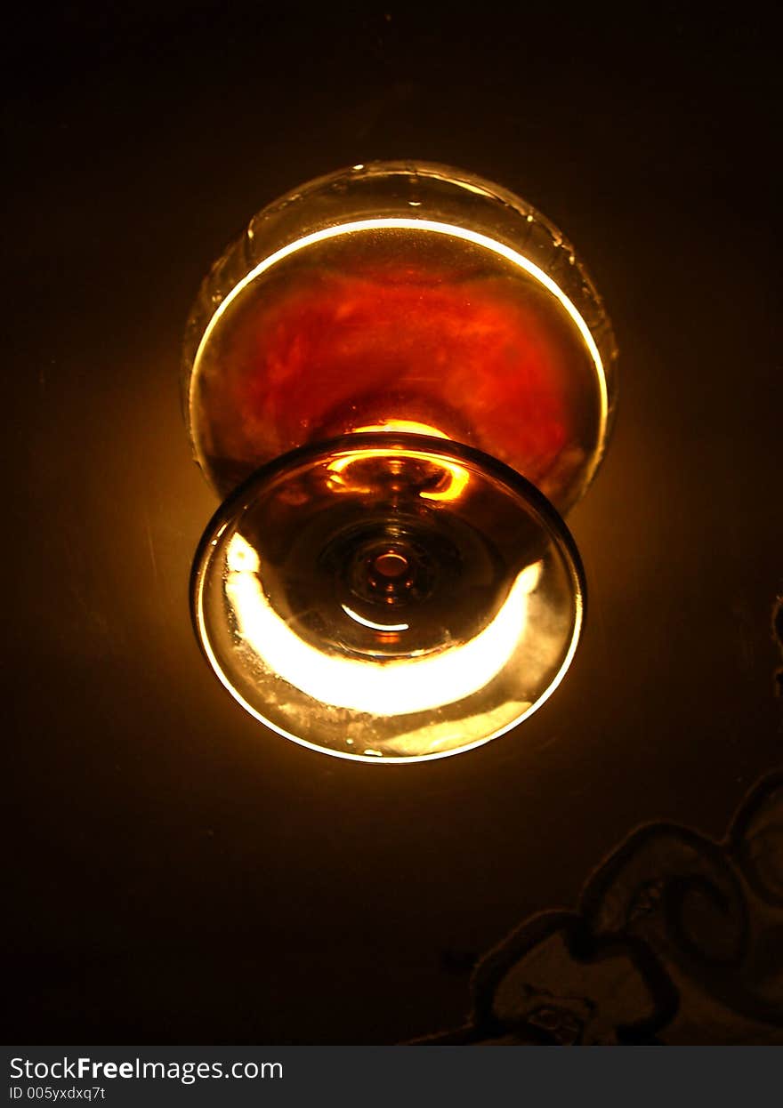 Glass of brandy