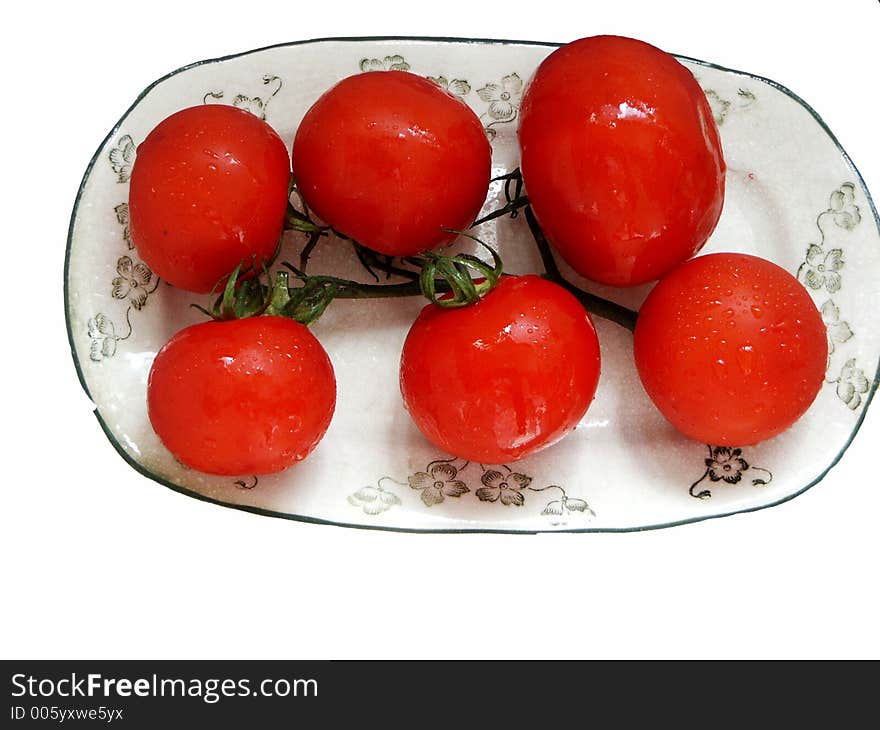 Cluster of tomatoes