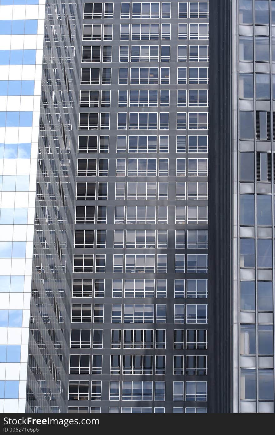 Buildings in Manhattan by Staten Island Ferry Terminal. Buildings in Manhattan by Staten Island Ferry Terminal