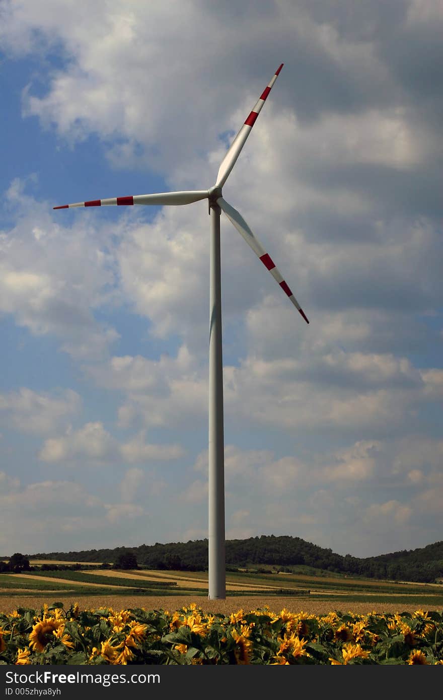 Wind Mill Energy Close Up. Wind Mill Energy Close Up