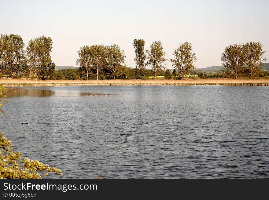 Small lake in bavarian