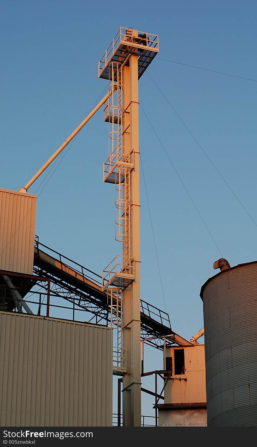 Industrial sunset light 1