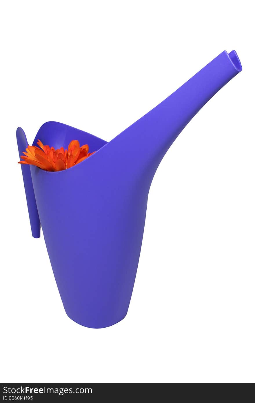 Watering bucket with flower