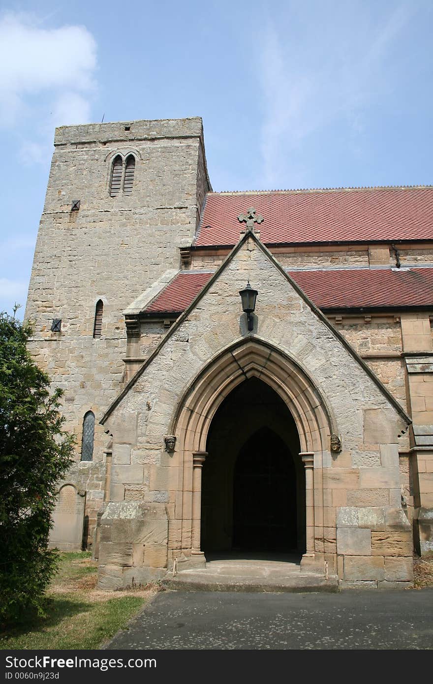 Northumnbrain Church on a summers day. Northumnbrain Church on a summers day