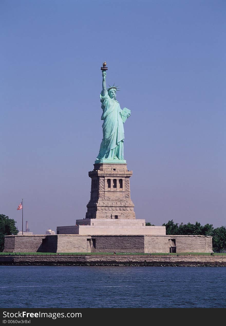 Statue on Structure