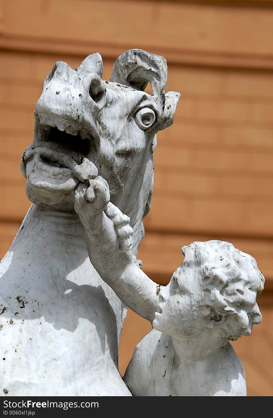 Fontana del Nettuno in Piazza Navona