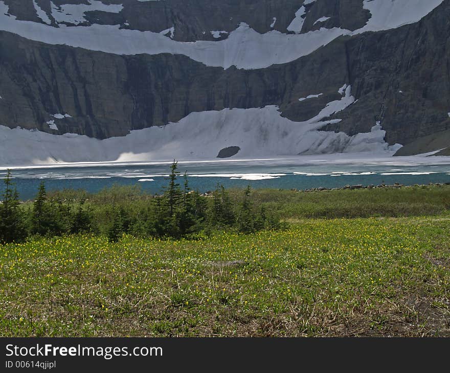 Alpine Lake in Glacier National Park