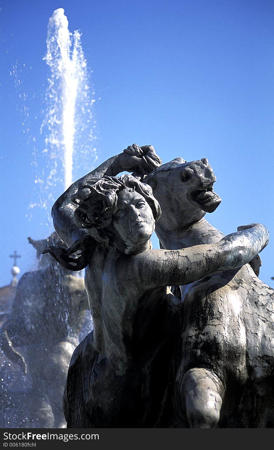 Fontana delle Naiadi by Mario Rutelli in Piazza Repubblica. Fontana delle Naiadi by Mario Rutelli in Piazza Repubblica