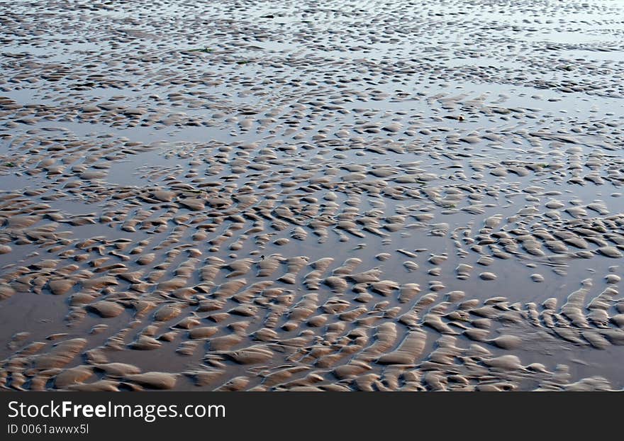 Sea floor texture