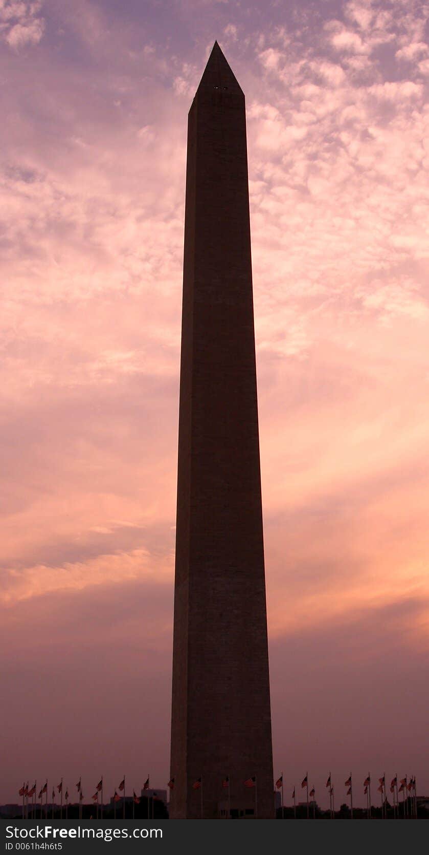 Sunset on Washington Monument