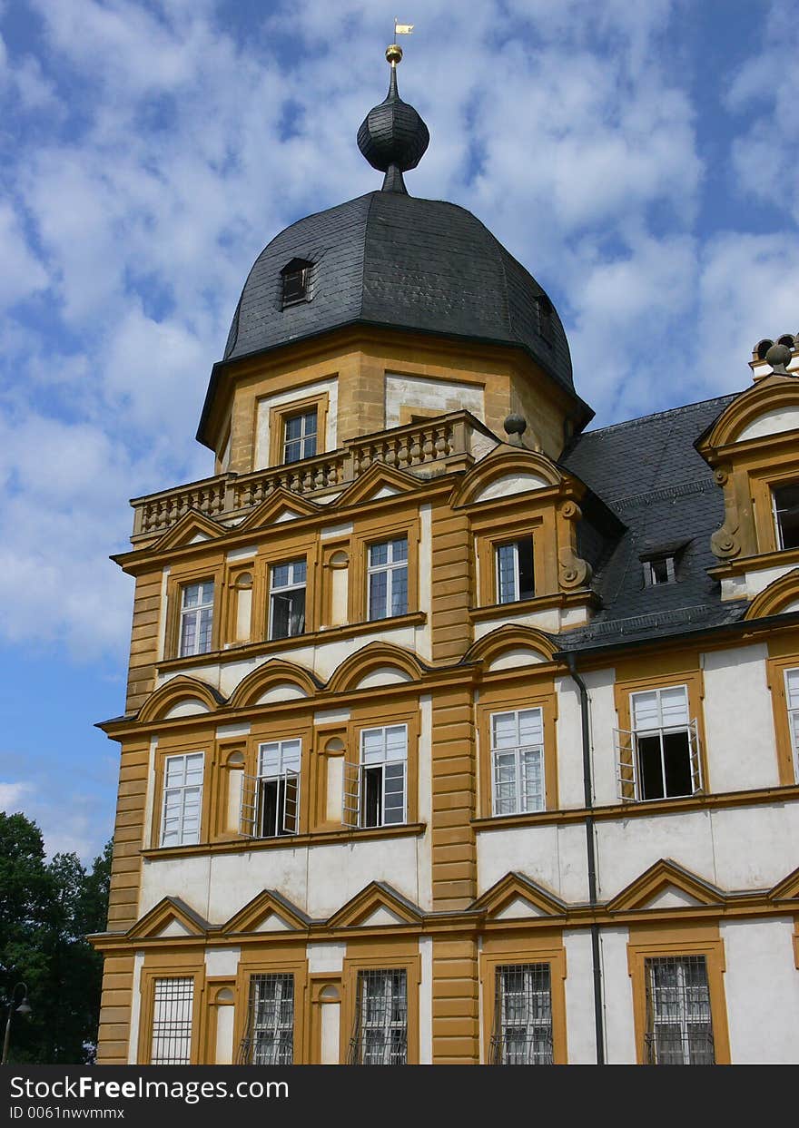 German baroque castle. German baroque castle