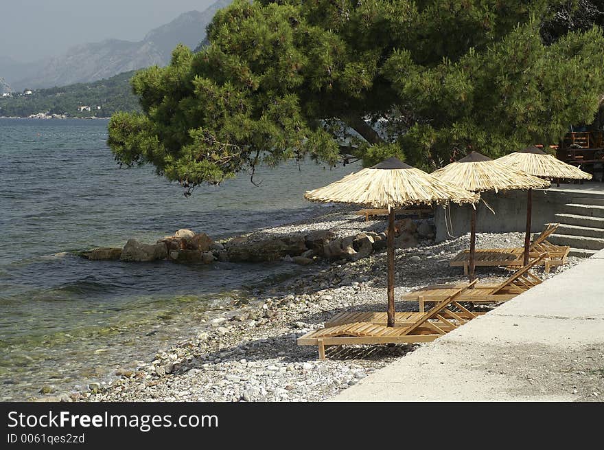 Beach in Bar Bay (Adriatic Sea)