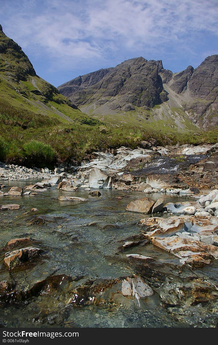 A scottish mountain river