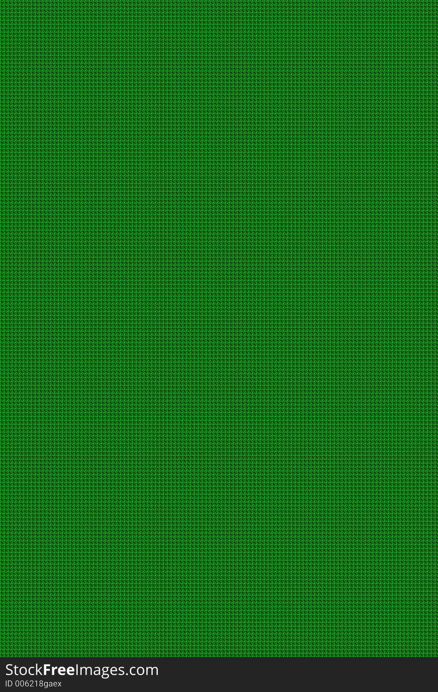 A green plaid patterned background.