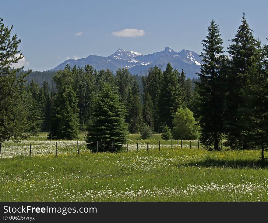 This picture was taken from the North Fork Road in western Montana and looks into Glacier National Park. This picture was taken from the North Fork Road in western Montana and looks into Glacier National Park.