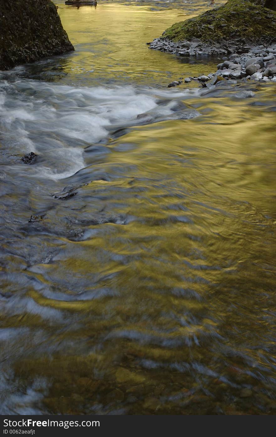 Wahclella Creek in the Columbia River Gorge National Scenic Area. Wahclella Creek in the Columbia River Gorge National Scenic Area