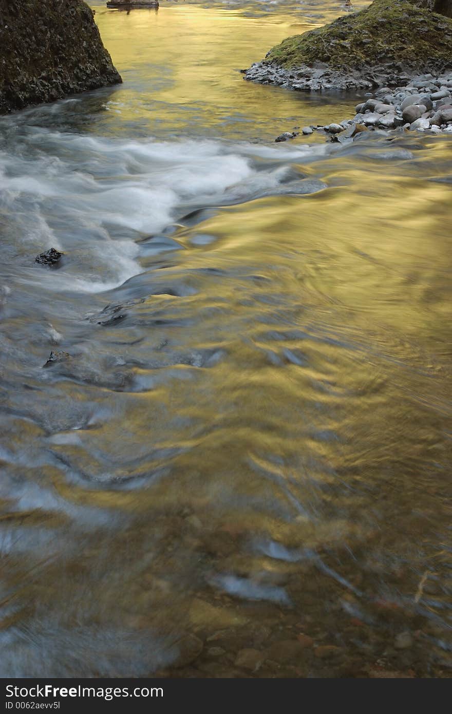 Golden Wahclella Creek