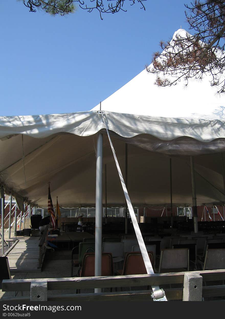 Tent and sky