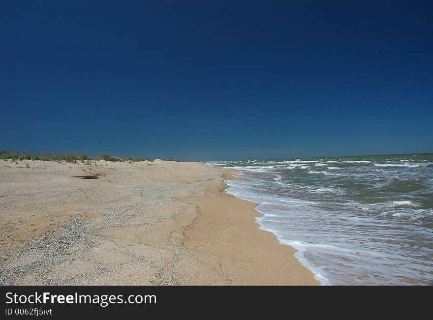 Waves at sea beach