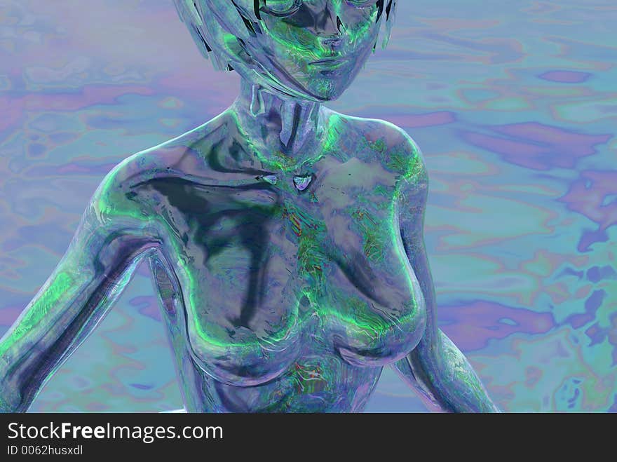 Alien woman