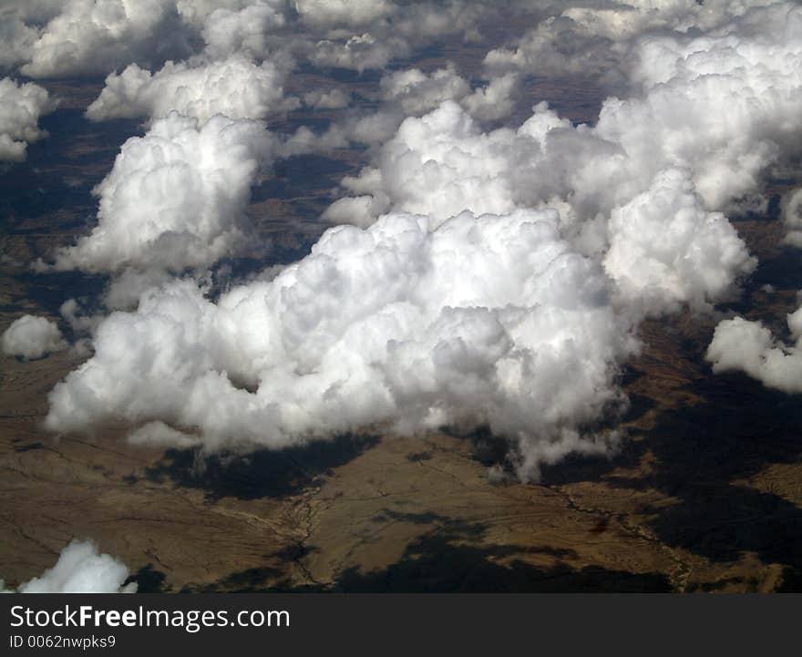 Cloud and shadow landscape