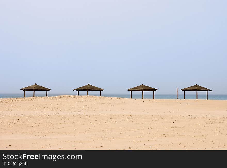 Pergolas On The Beach