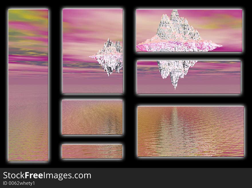 Floating Ice Islands