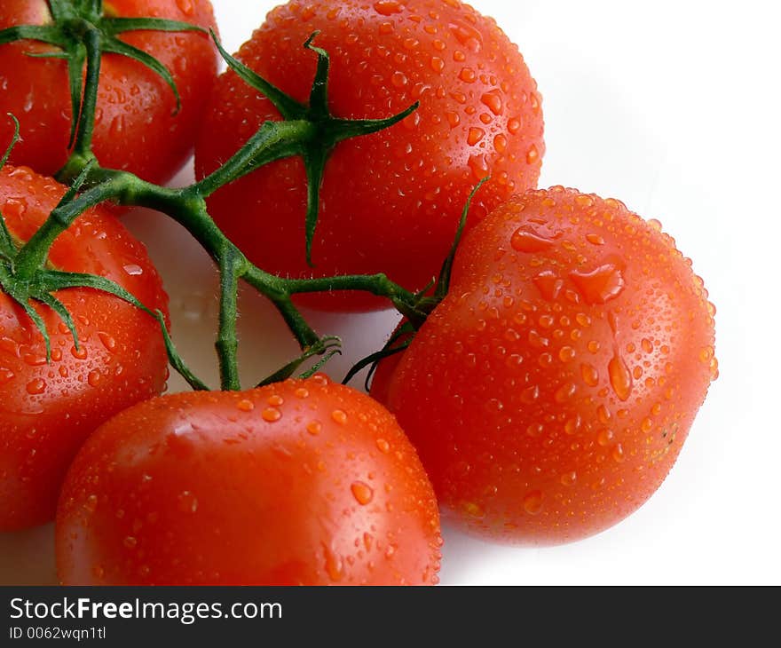 Close up tomatoes