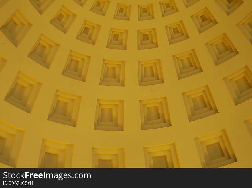 Squares on ceiling