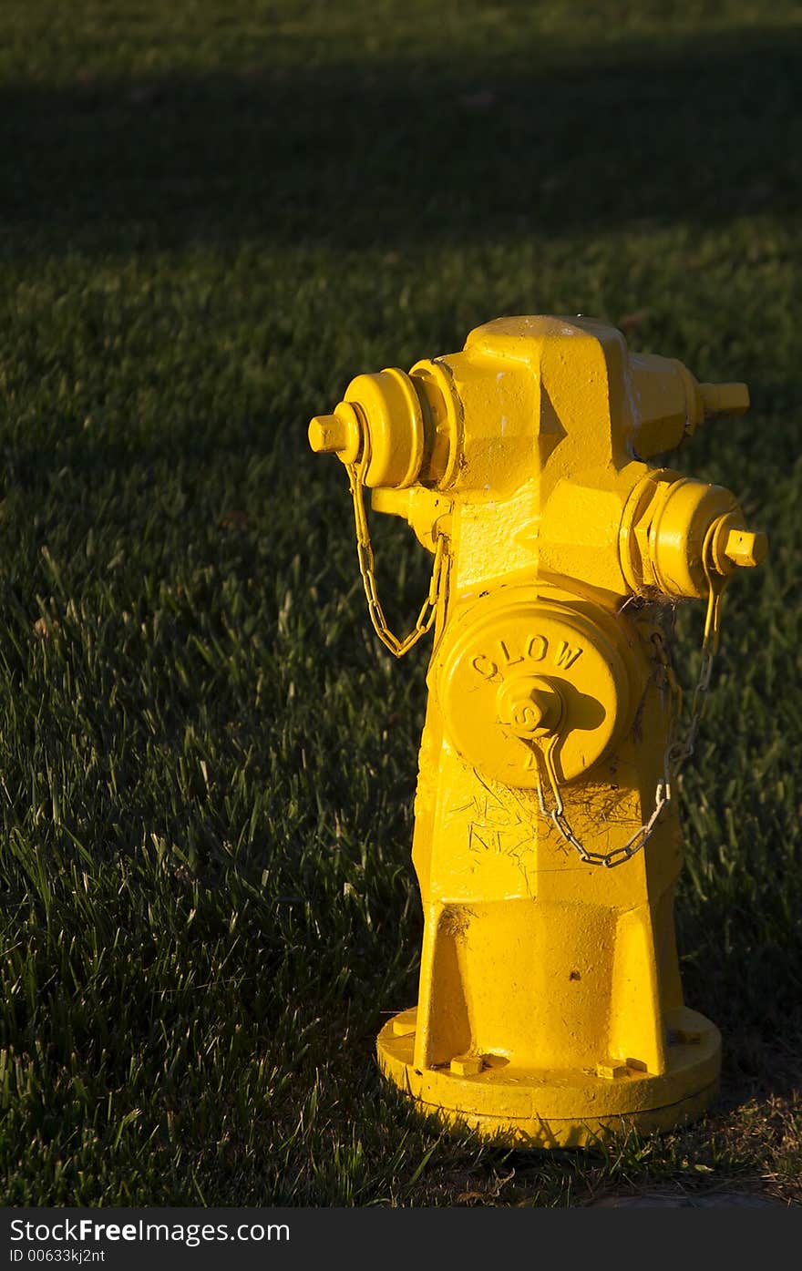 Yellow hydrant