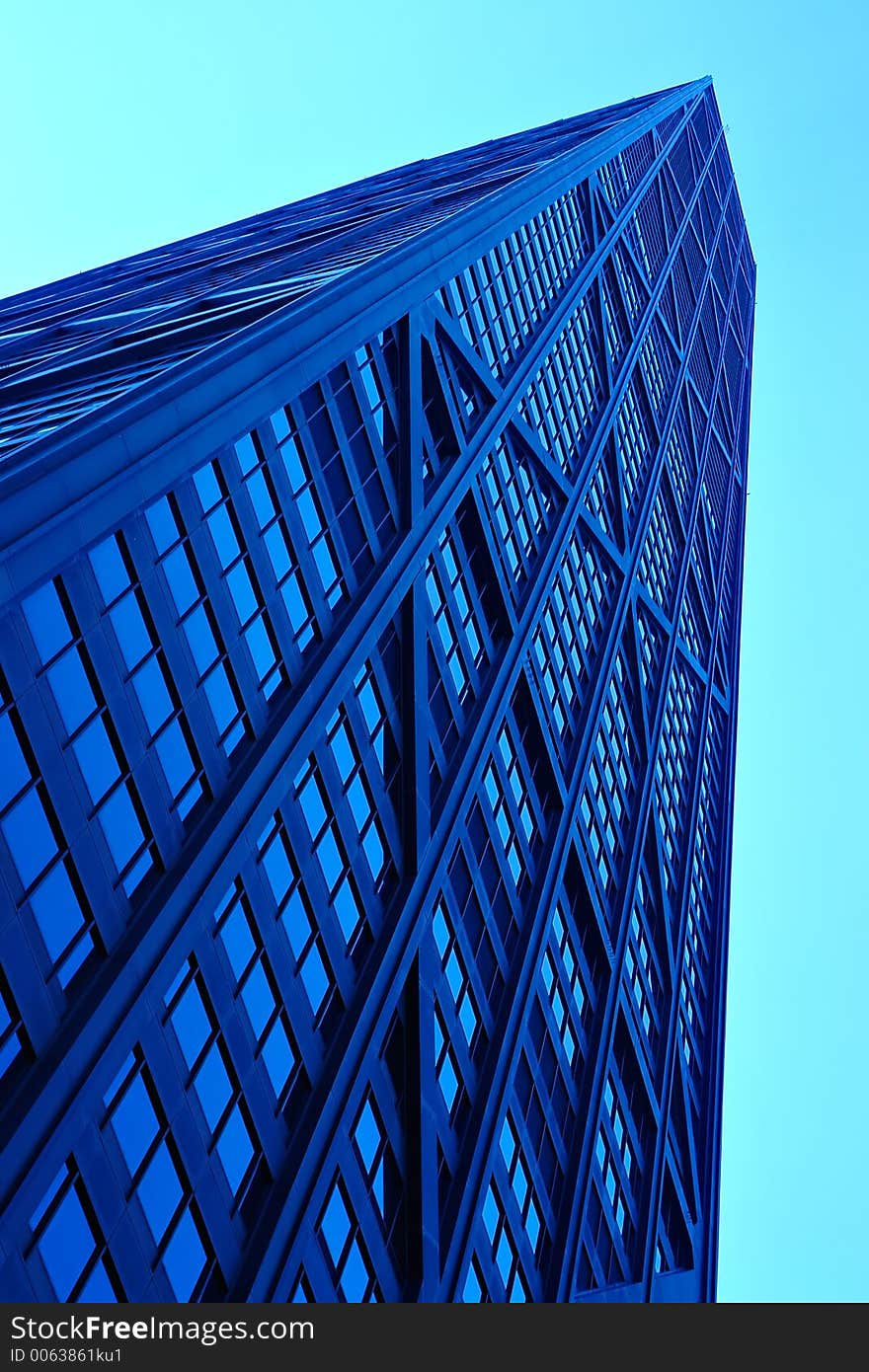 Skyscraper downtown Chicago