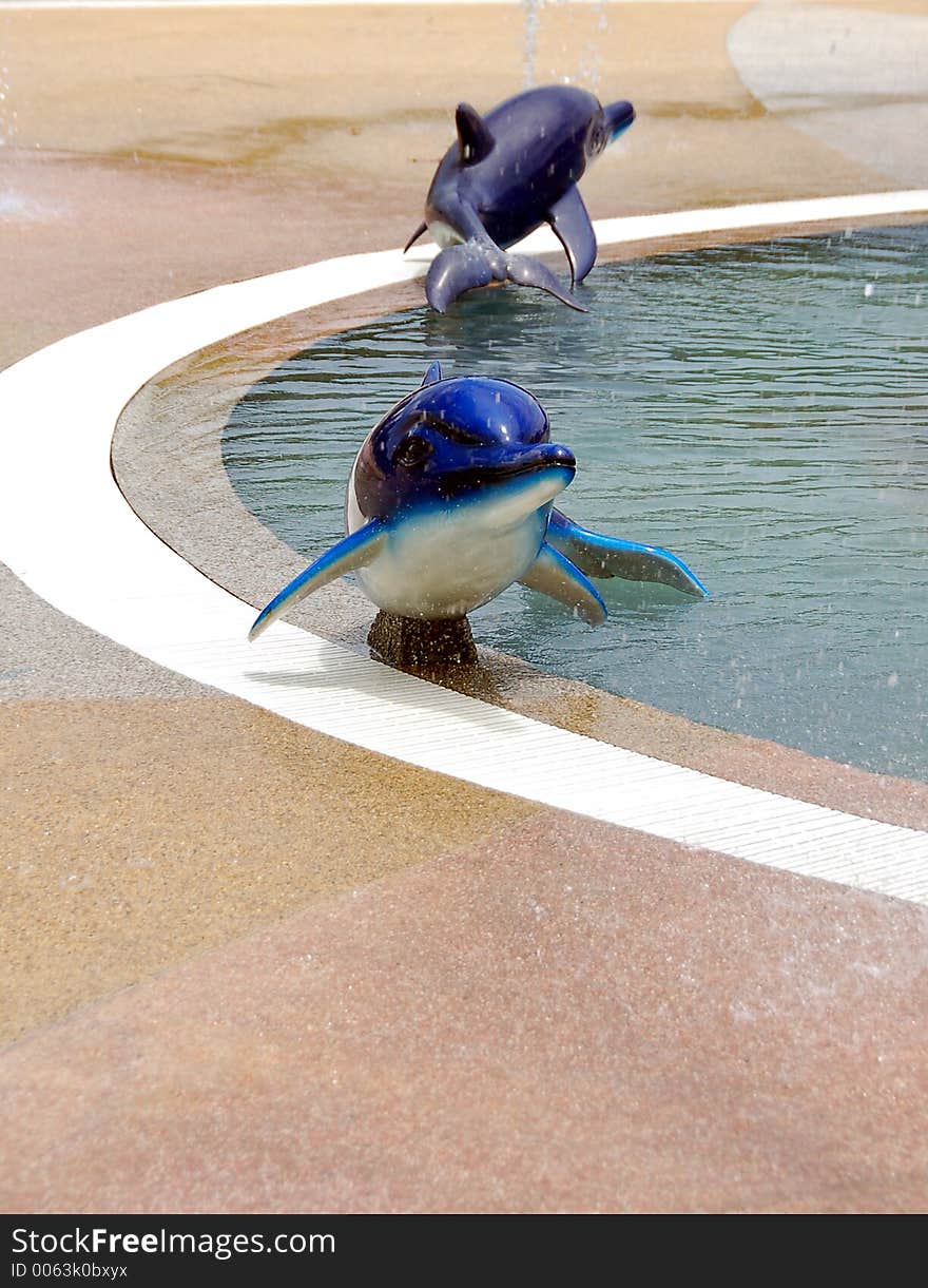 Fountain in park 2