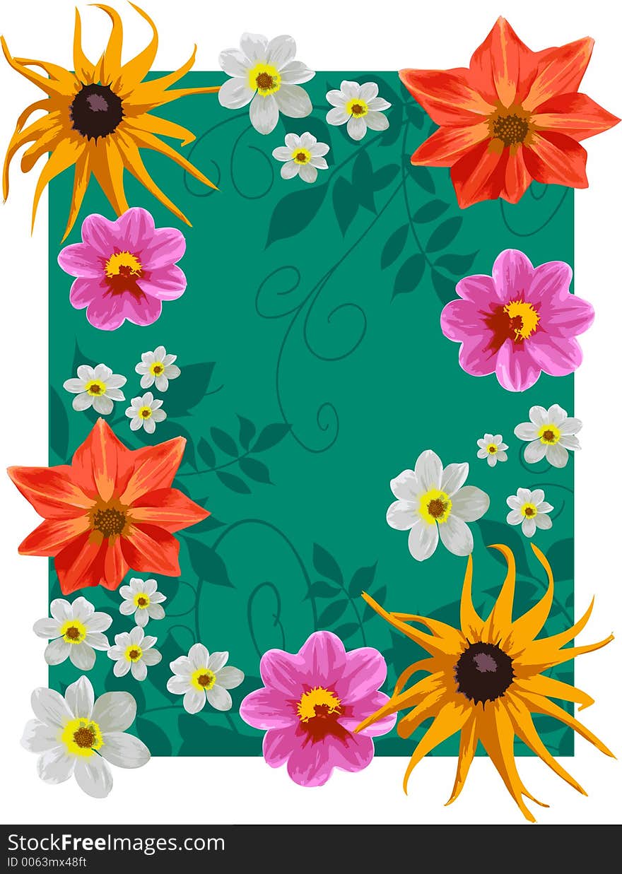 Floral background. Floral background