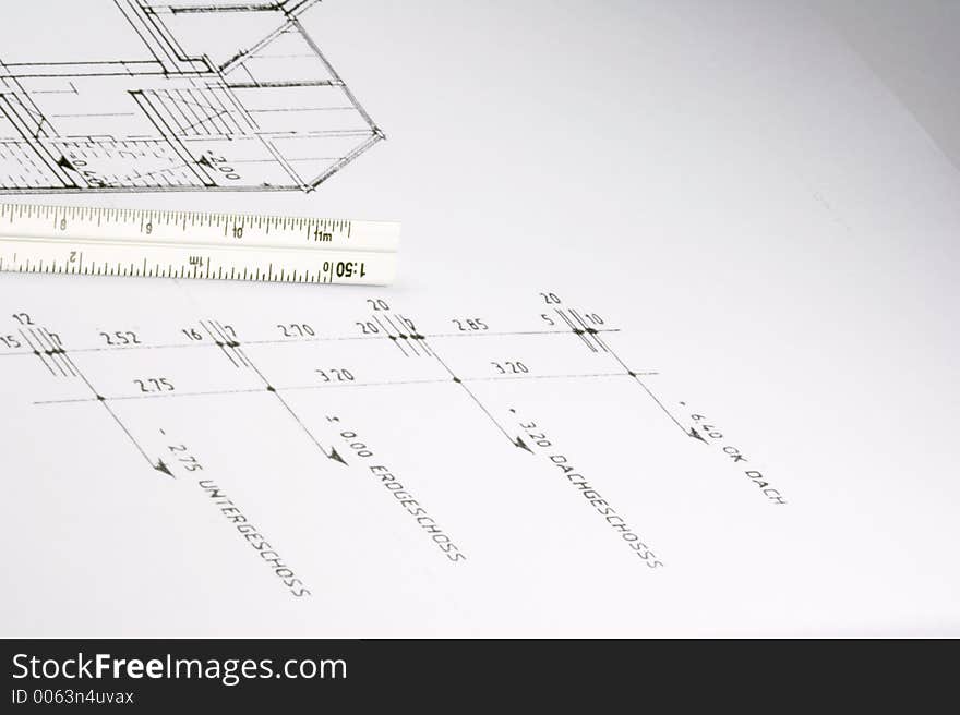 Blueprint of a building 03