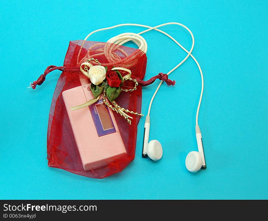 MP3 player with bag