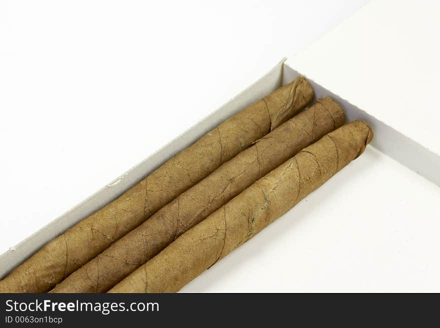 Cigarillos in a box - landscape