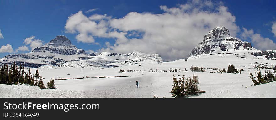 Logan Pass Panorama