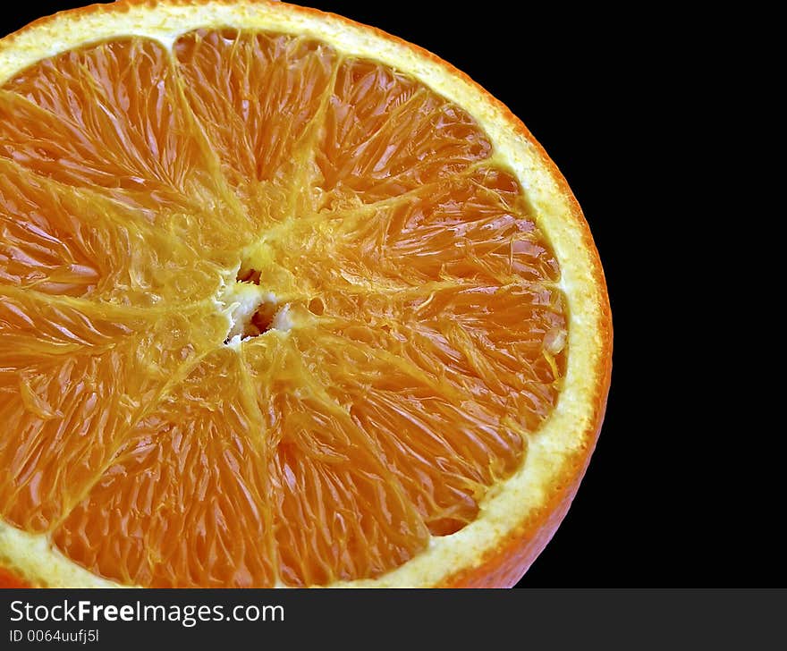 Fruit on black background. Fruit on black background