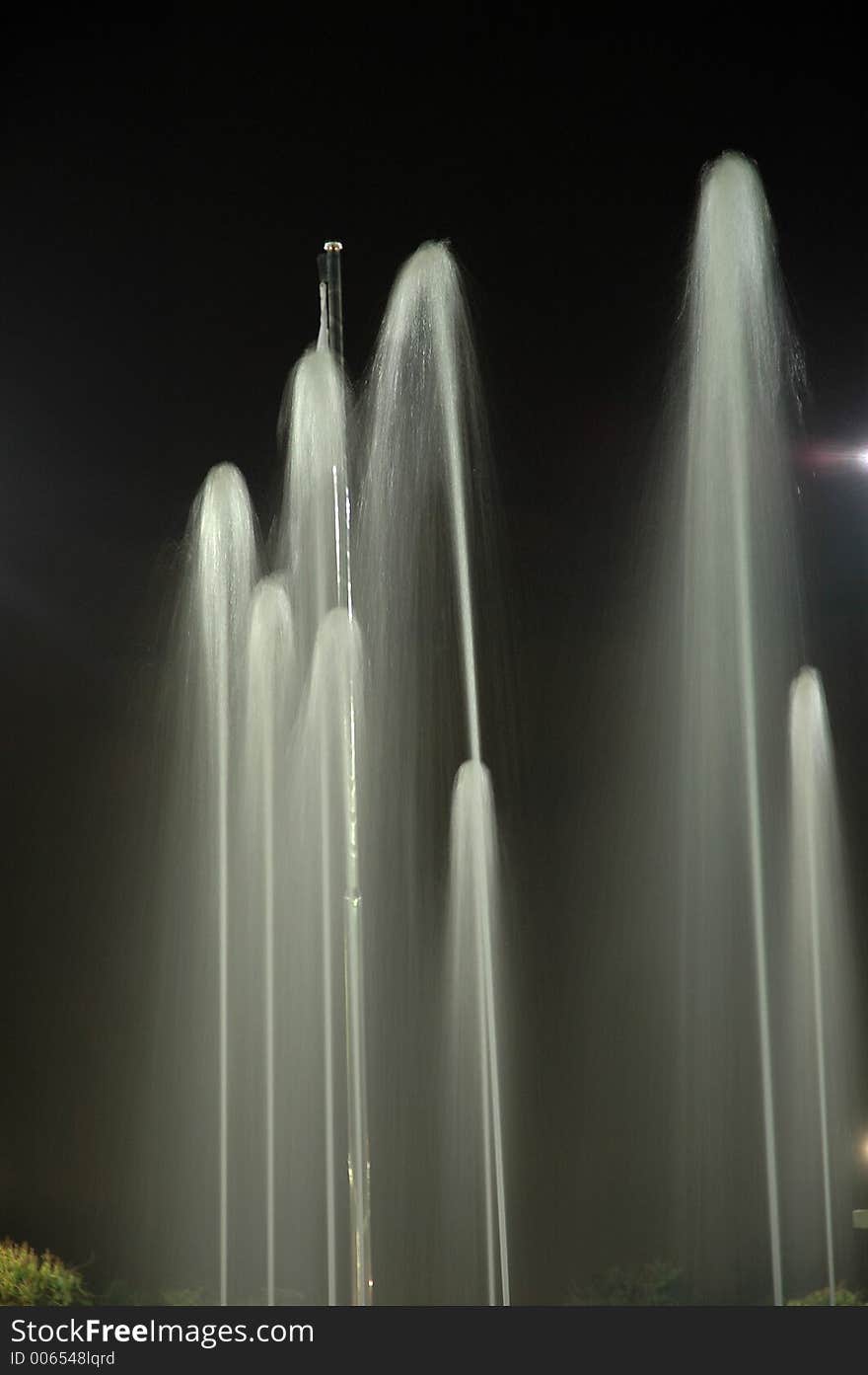 An image of several fountains moving upwards. An image of several fountains moving upwards.