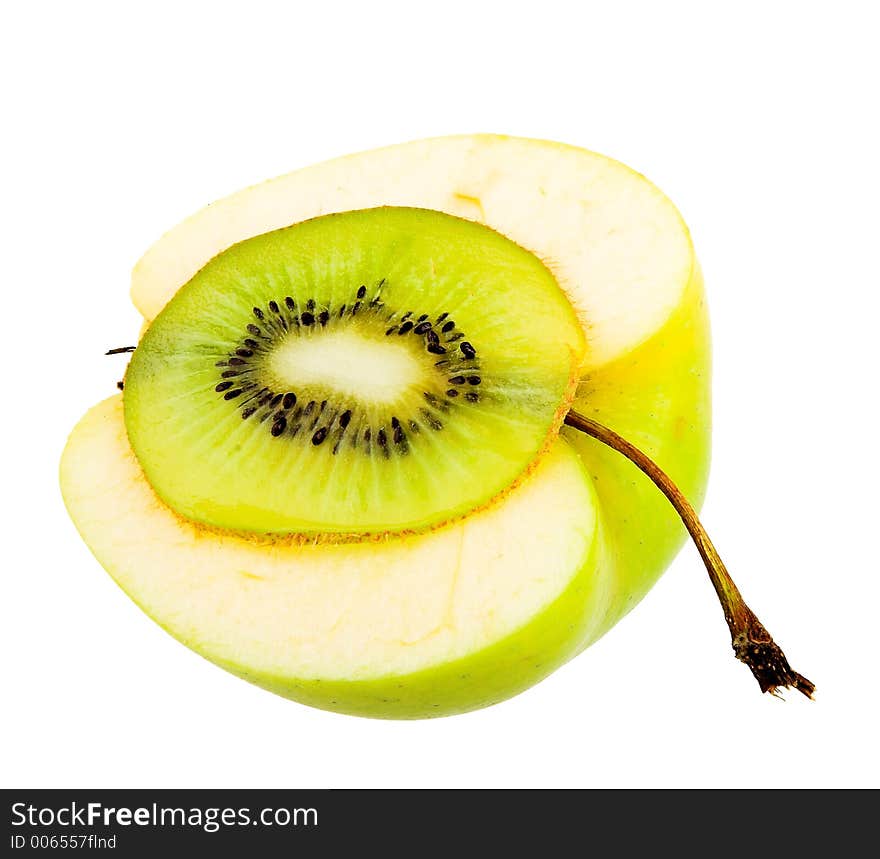 Apple and kiwi