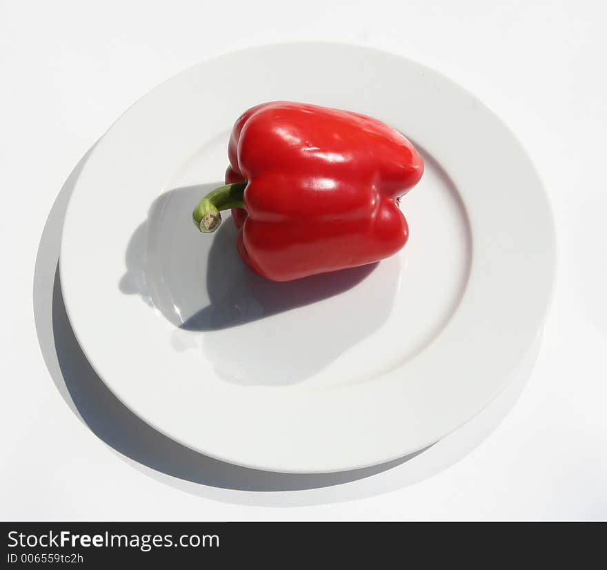 Red pepper. Red pepper