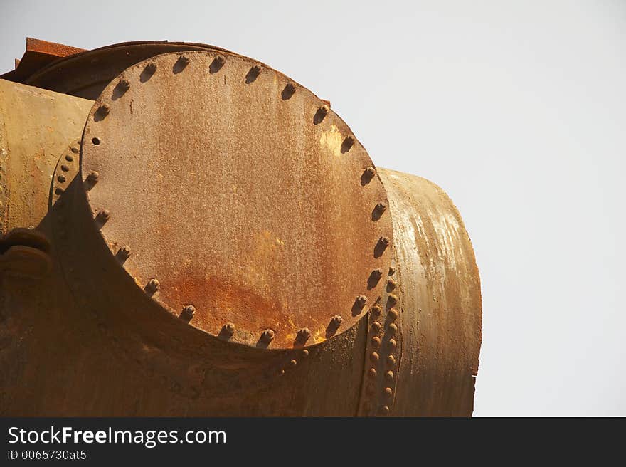 Details from an old blast furnace that is out of commission since many years, germany. Details from an old blast furnace that is out of commission since many years, germany